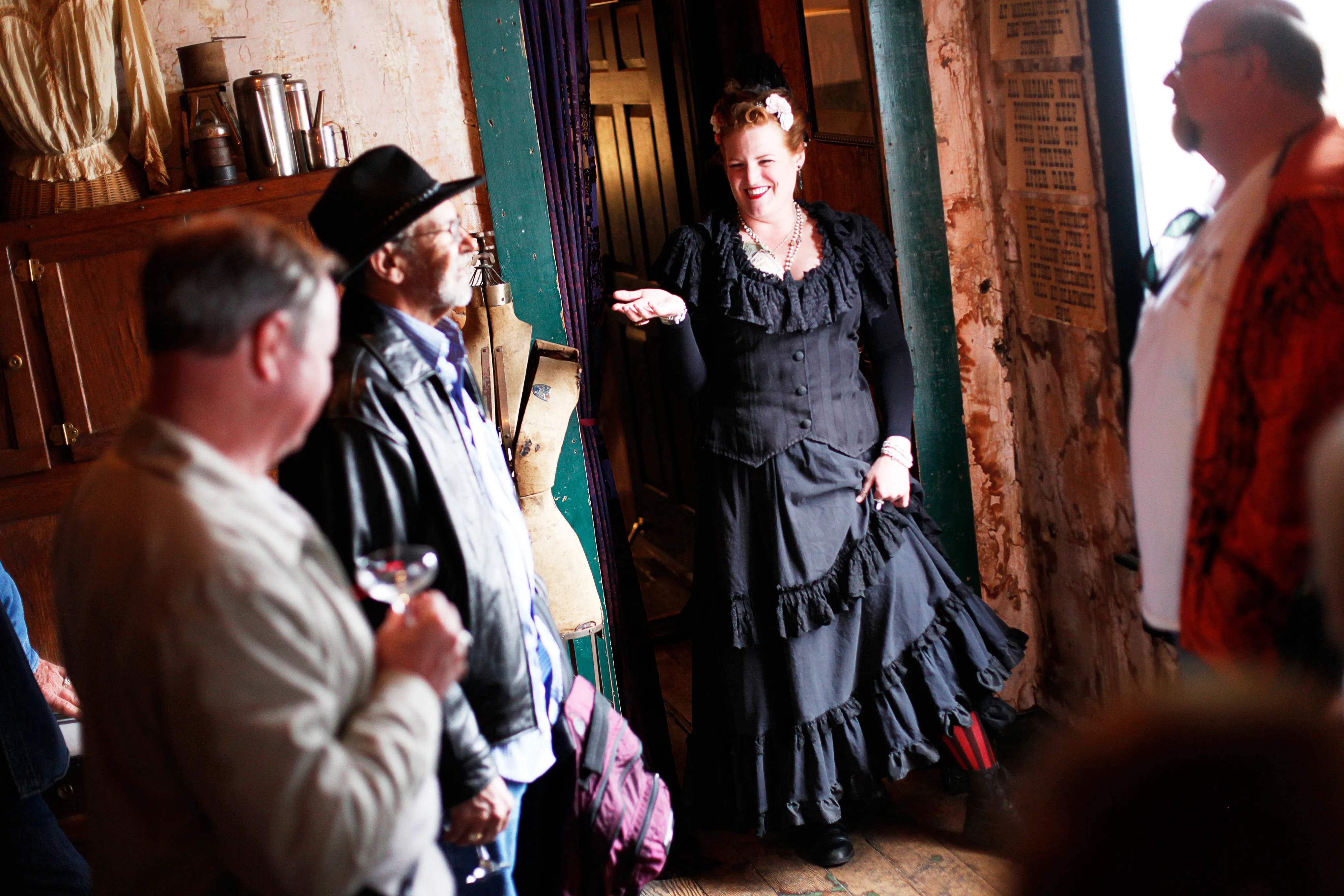 The copper viewing hole